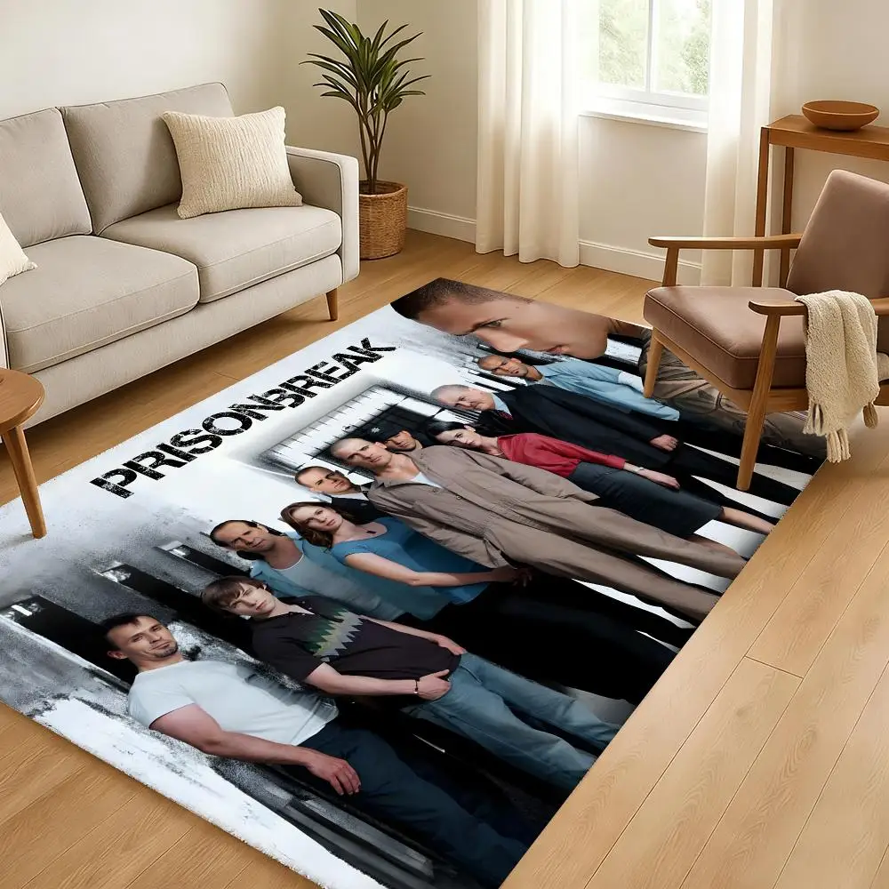 Prison Break Floor Mat Soft Thickened Absorbent Non-Slip Bedroom Living Room Door Mat Home Decor Flannel Rugs