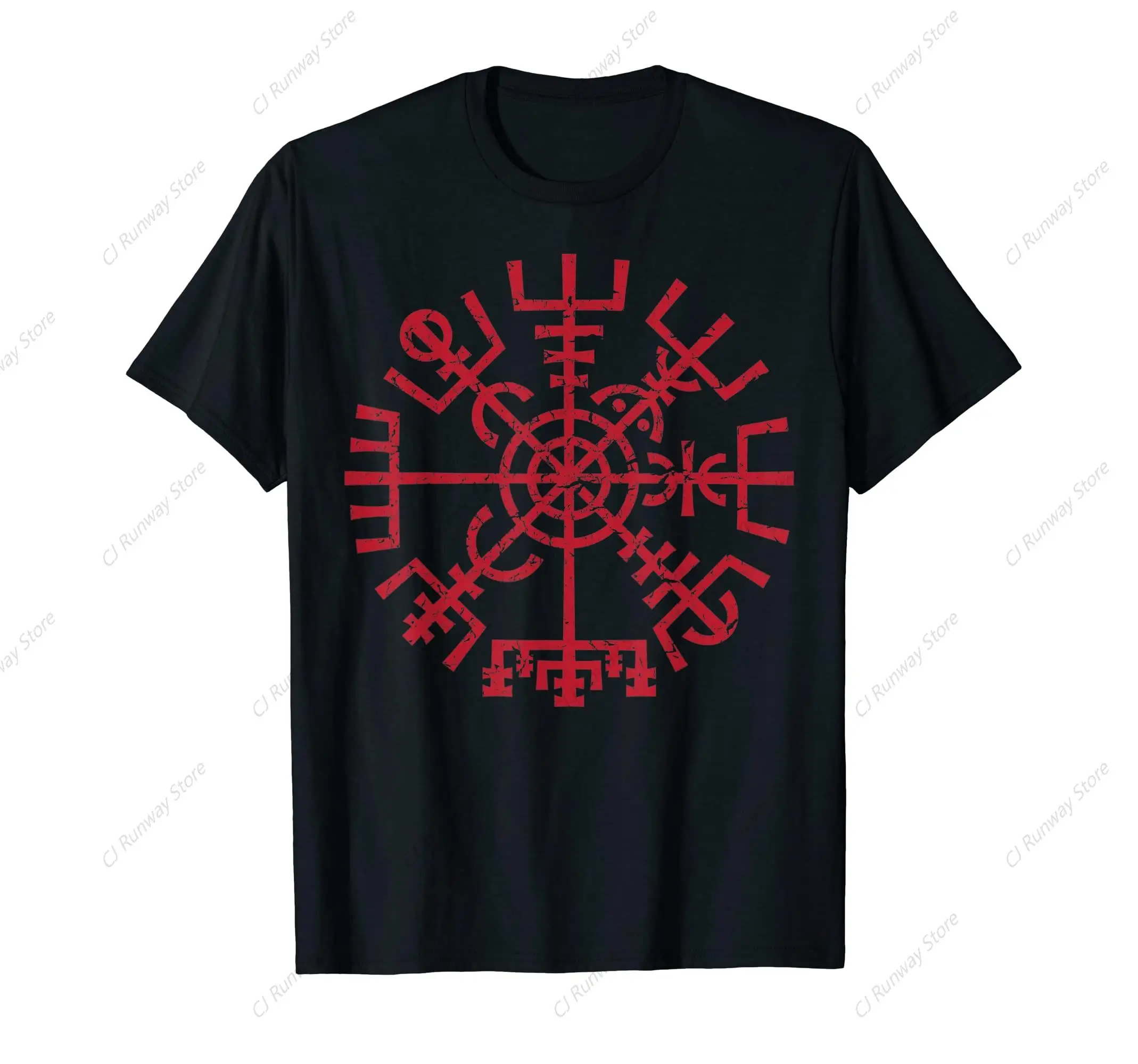 Vegvisir Norse Wayfinder Compass Pagan Viking T-Shirt