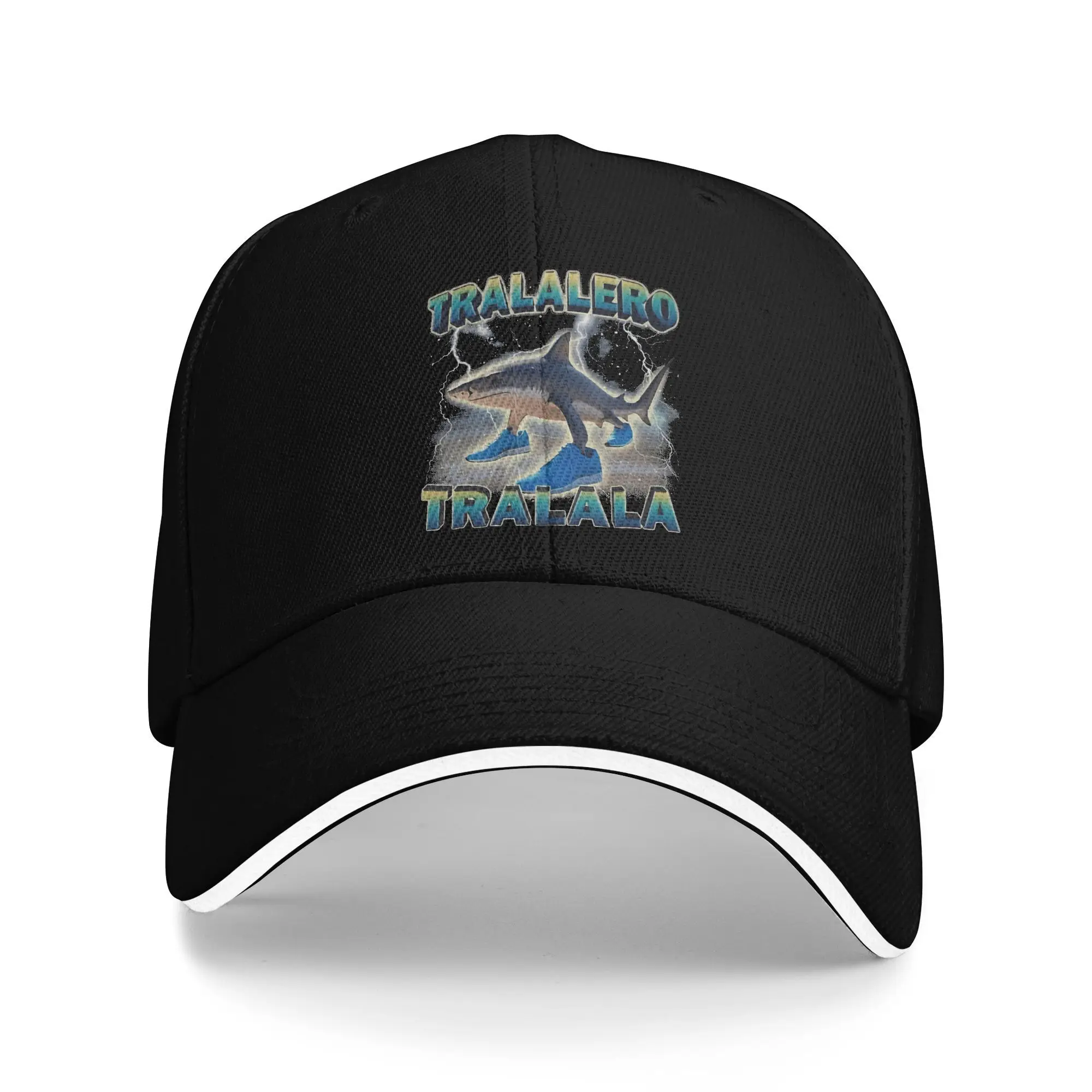 

New Baseball Caps Tralalero Tralala Funny Shark Meme Wear For Men Women Trucker Hats Vintage Sun Cap Adjustable
