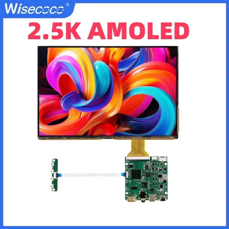 

Wisecoco 10.5 inch AMOLED Screen 2560x1600 OLED IPS Display for Raspberry Pi 5b/4b/3b Gaming Screen Laptop PS4/5 Xbox 60hz 16:10