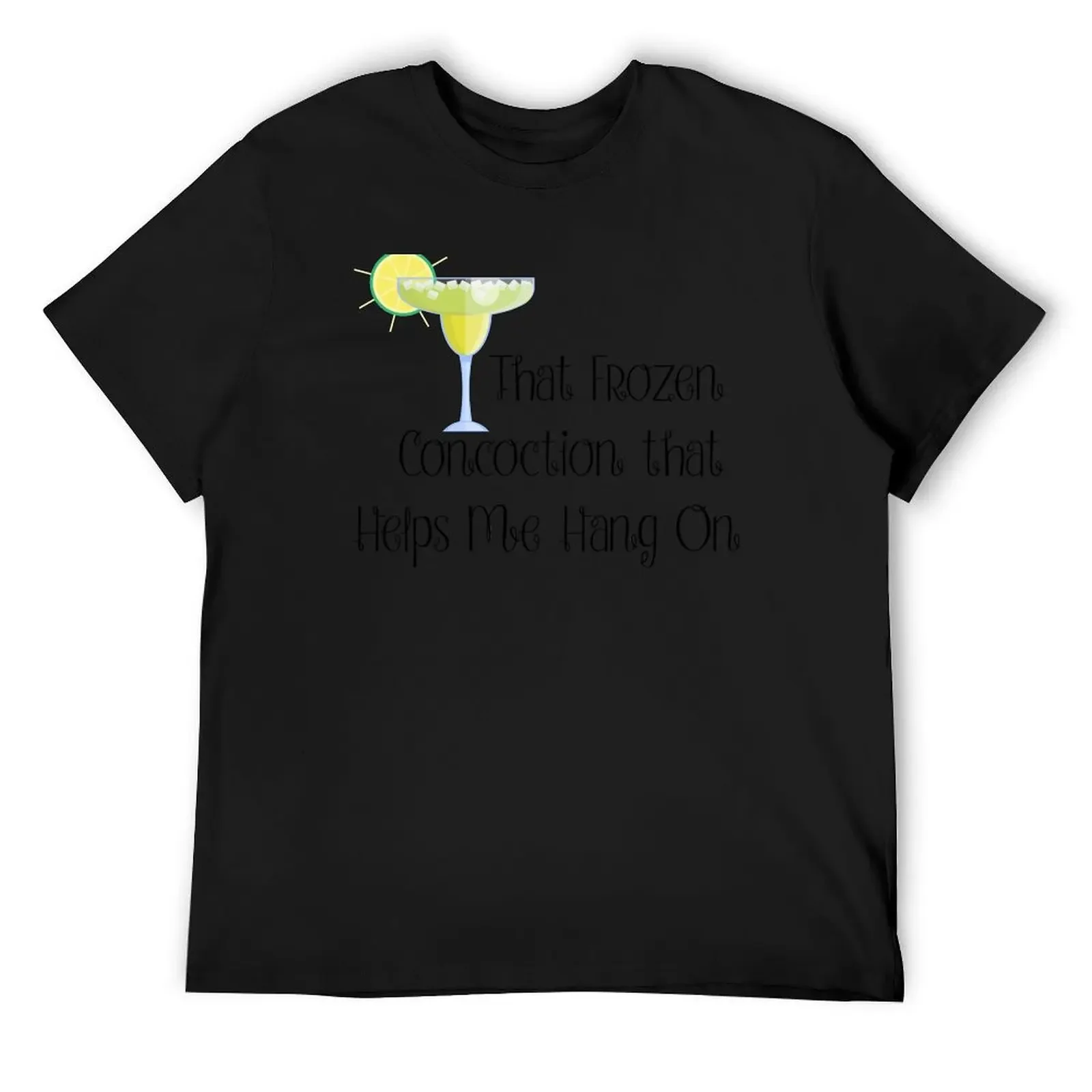 That Frozen Concoction that Helps Me Hang On T-Shirt quick-drying summer top sweat men tshirt