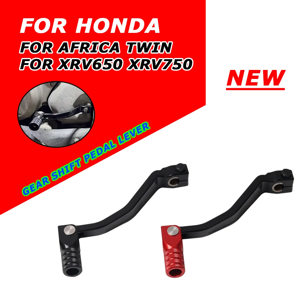 For HONDA AFRICA TWIN XRV 650 XRV650 1987 - 1990 XRV750 Motorcycle Accessories Gear Shift Lever CNC Forged Gear Shifter Pedal