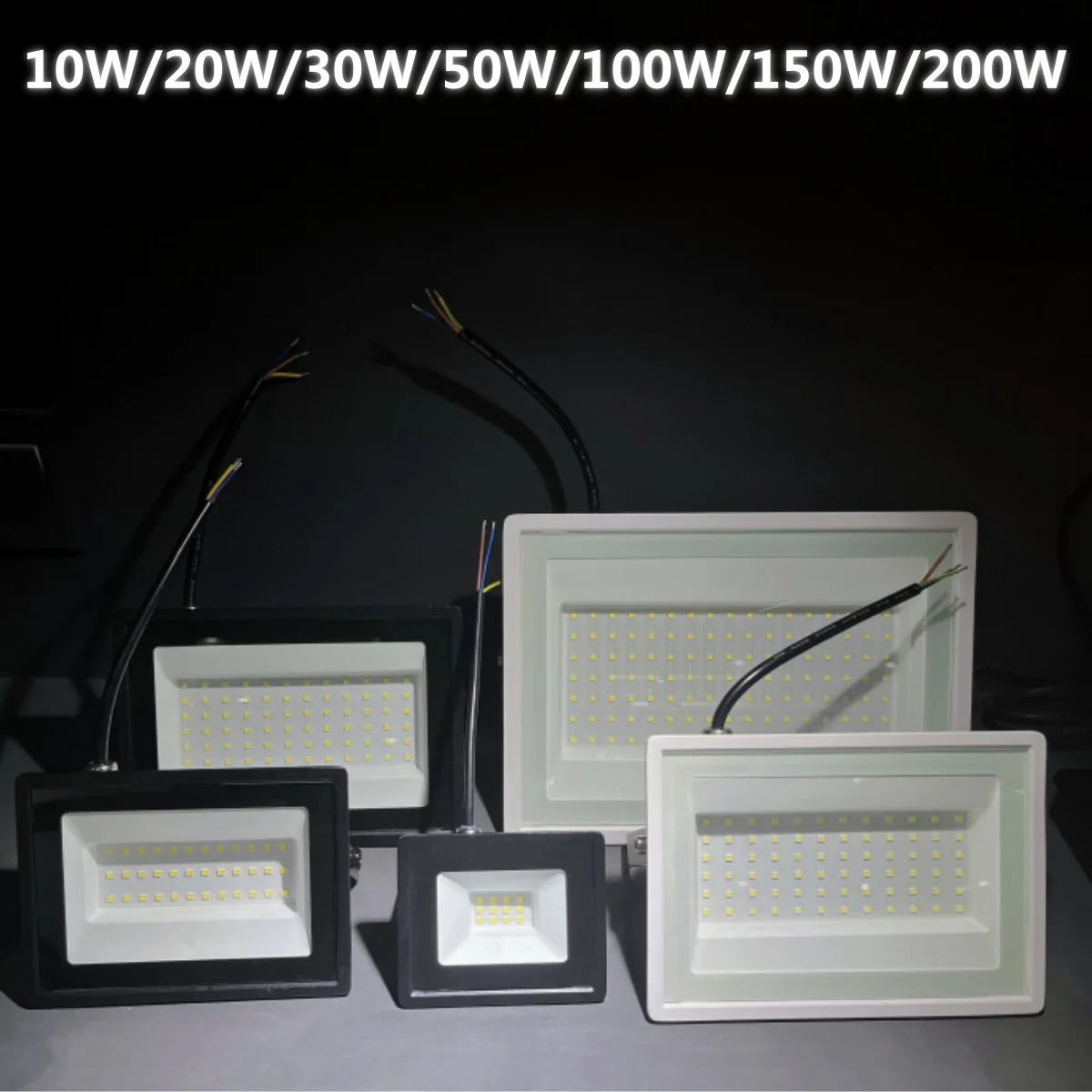 

Led Light Outdoor 10w 50w 100w 150w 200w Waterproof 220v Led Reflector White 110v Foco Spotlight Garden Wall Exterior Floodlight