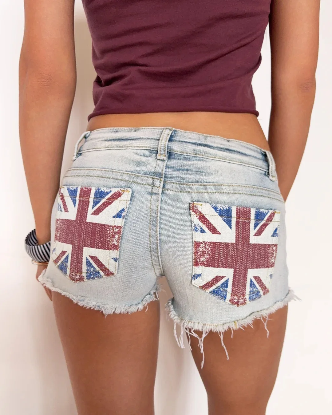 Conjunto de Shorts de Verano Estilo Y2K para Chicas, Estampado Vintage, Camiseta sin Tirantes Ajustada, Shorts de Mezclilla Desgastados Estilo Punk