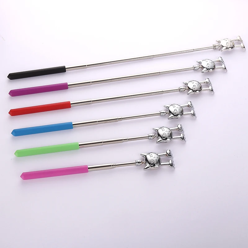 

1Pcs Portable Extendable Telescopic Cat Claws Metal Back Scratchers/Hand Massager/Backslap With Rubber Handles