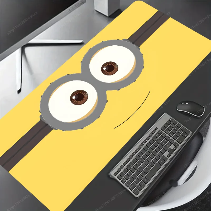 Funny Cartoon M-Minion Mousepad Gaming Mouse pad Gamer Pc Accessories Deskmat Keyboard Mat Desk Protector Mause Pads