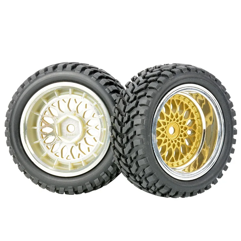 75mm Off Road Buggy Banden Wiel 12mm Hex Hubs Rubber voor 1/14 1/16 1/10 RC Auto Wltoys 144001 Scx10 Trxs Trx-4 Tamiya