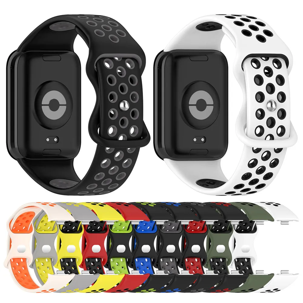 

Двойной цветной ремешок для Redmi Watch 6 5, ремешок для часов, умный браслет, спортивная замена