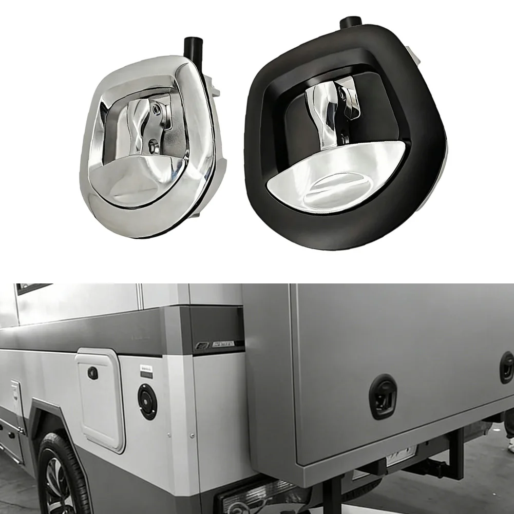 

1pc Heavy Duty Silver Black T-Handle Paddle Lock Replacement For Vehicle Toolboxes And RVs Truck Parts Accessories