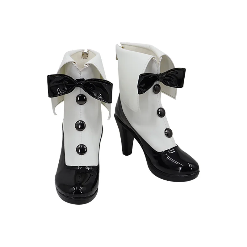 미쿠 귀여운 토끼 소녀 리빗 코스프레 신발 부츠 할로윈 의상 액세서리 하이힐