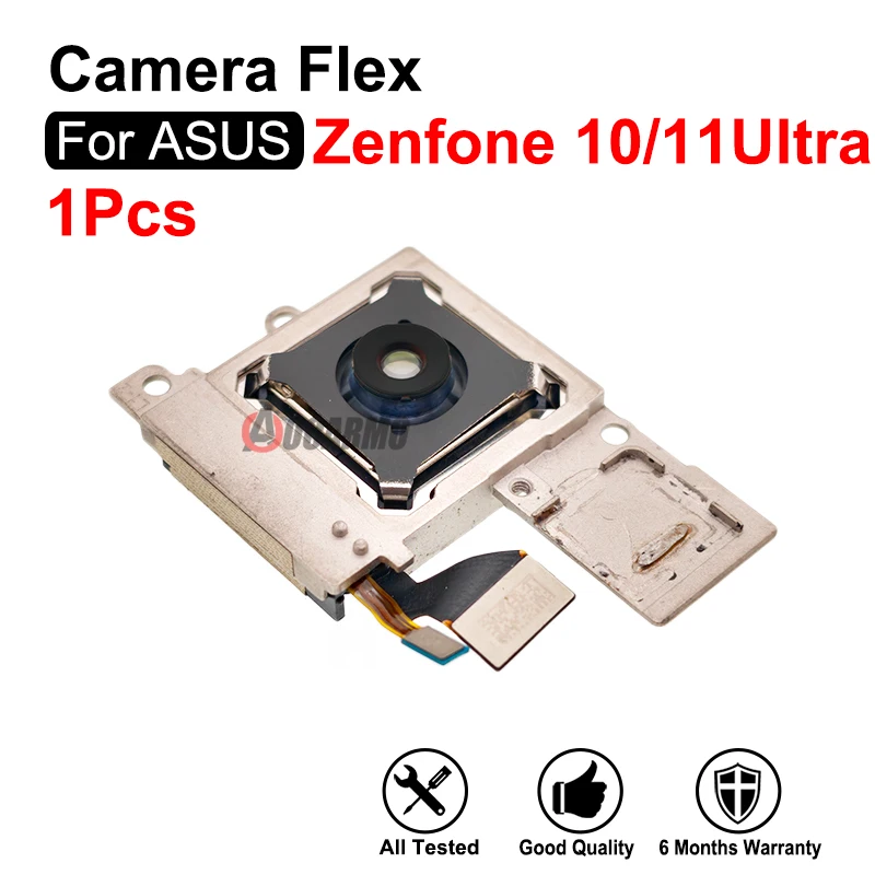 1 Peça para Asus ZenFone 11 Ultra 11u Câmera Traseira Grande Angular para Zenfone 10 Módulo de Cabo Flexível para Câmeras Principais Traseiras Peças de Reposição