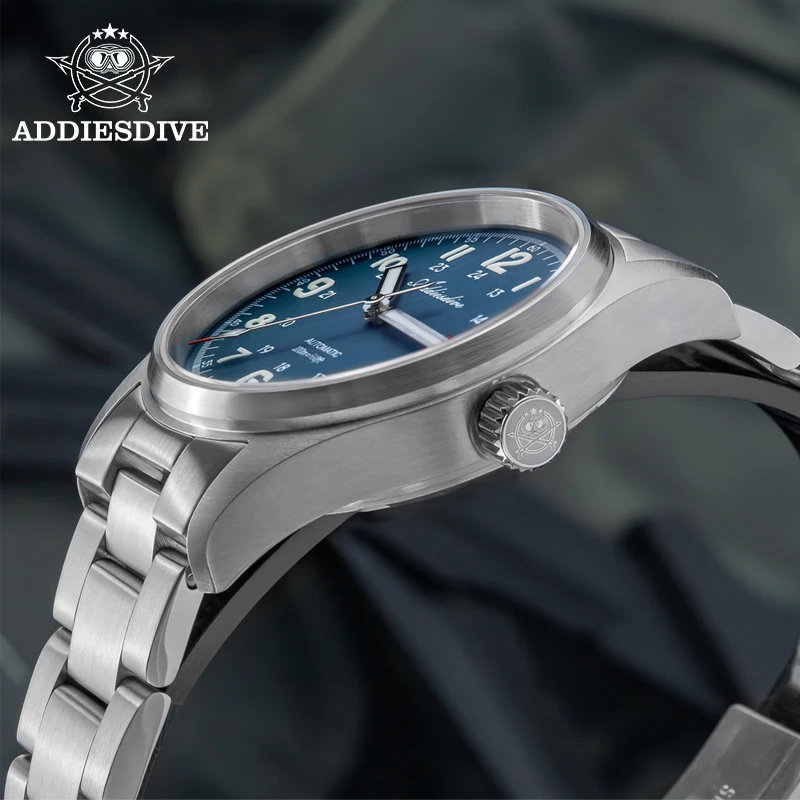 ADDIESDIVE Automatic Mechanical Watch 39mm Sapphire Glass NH35 Luxury Couple Watches BGW9 Luminous 200m Waterproof Diver Watches