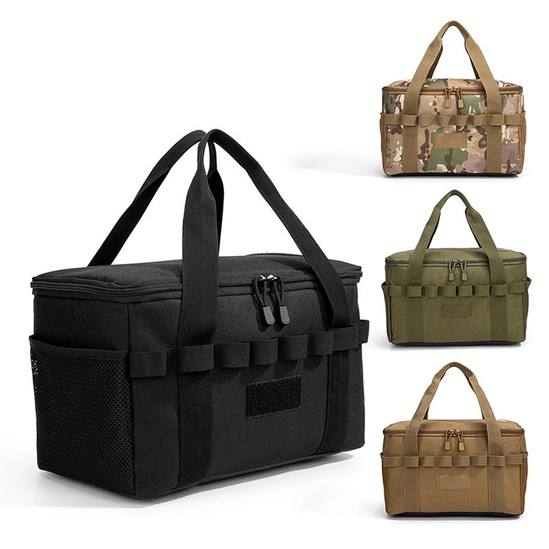 

Outdoor Camping Storage Bag Large-capacity Tactical Bag Multi-Functional Gas Tank Picnic Cookware Utensils Organizer Bag