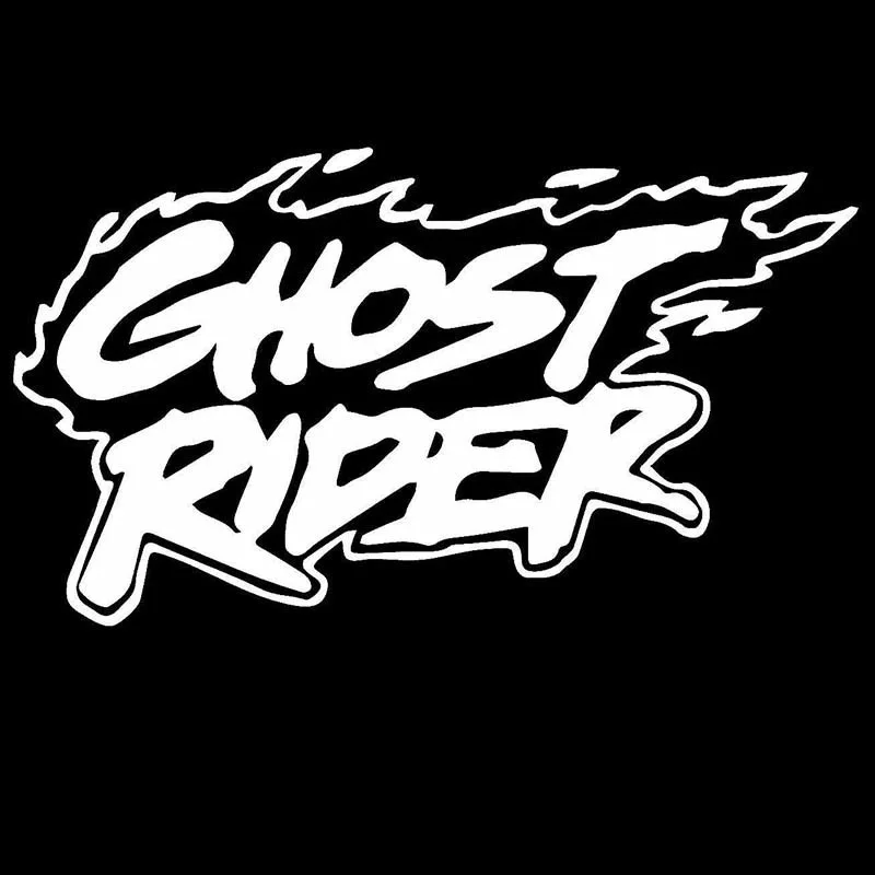 Creative Ghost Rider Car Sticker Windshield Bumper Motorcycle Helmet Decal High Quality KK Vinyl Cover Scratches Auto Decoration