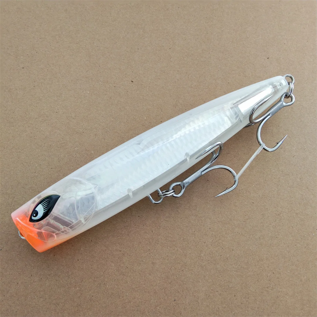 Noeby 1pc Popper Fishing Lure 165mm 68g Floating Popper Walking The Dog Surface Wobbler Artificial Hard Bait Stick Baits