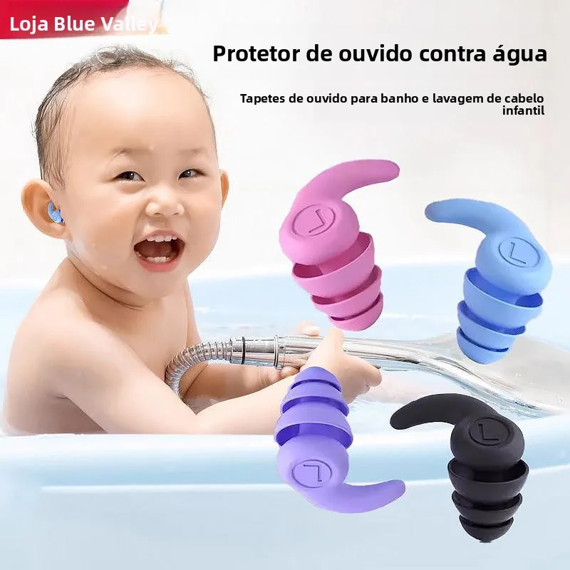 ベビー防水耳カバー水泳耳保護衝突防止耳パッド子供用入浴アクセサリーベビーギア