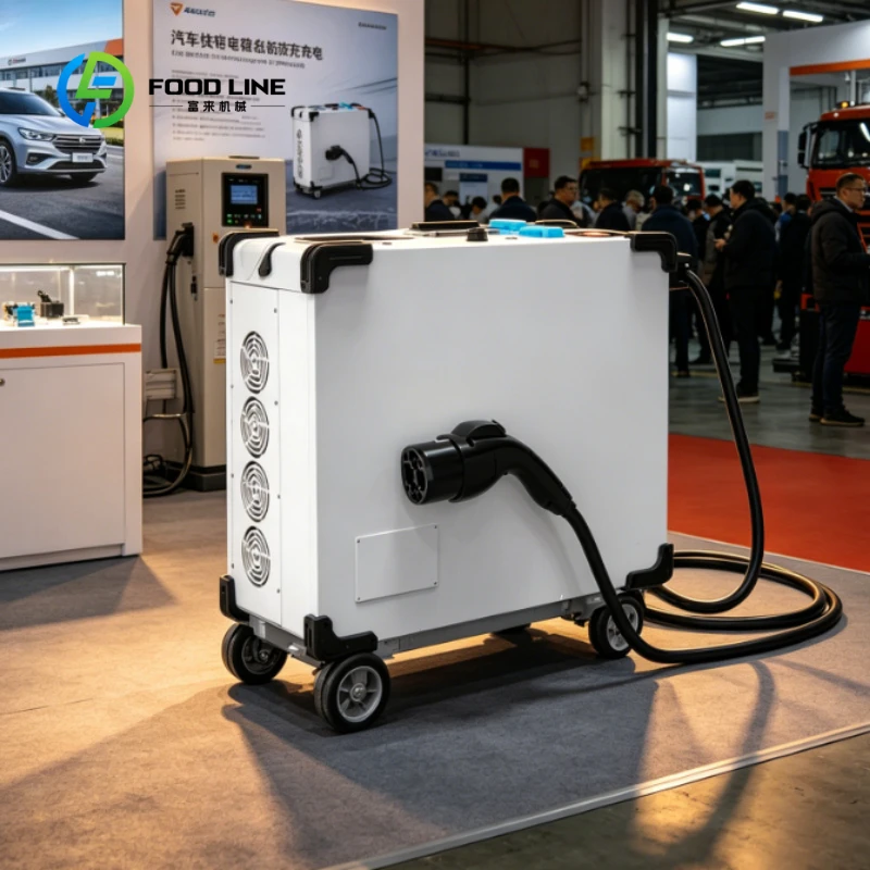 Customized Mobile Portable DC Fast EV Charger with Universal Plug, Wheeled Movable Charging Unit Multi Safety Protection