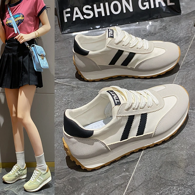 

Women Shoes Breathable All-match Mesh Shoes Casual Sports Trendy Shoes Female Wear-resistant Running Shoes for Women