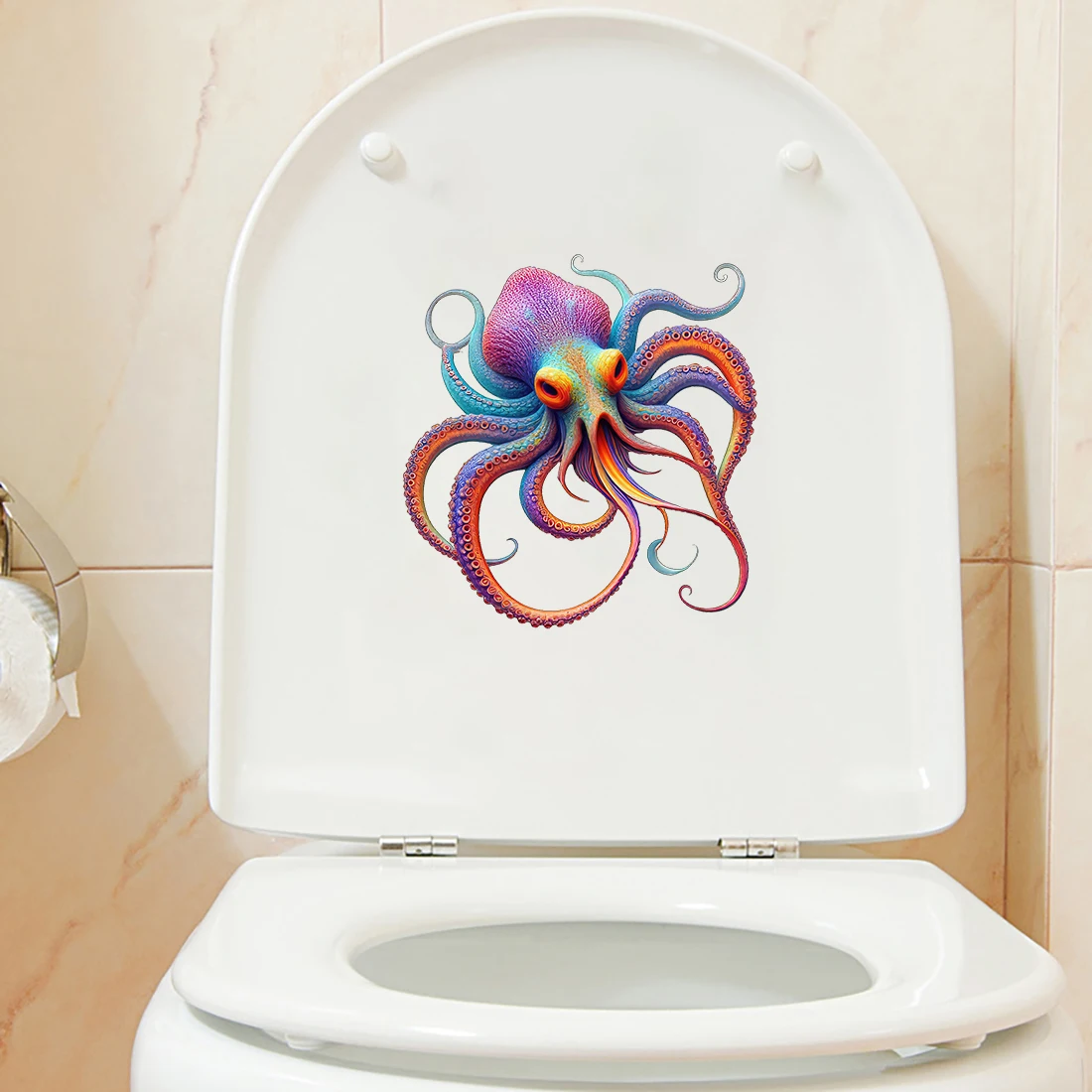 Three Ratels CC193 Fantasy marine creatures with personalized colorful wall stickers for home decoration