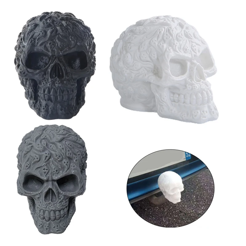 Skeleton Trailer Connector Cover Skull Trailer Coupling Cap Towing Hitches Cover Trailer Hitch Ball Cover Anti-Rust Protector