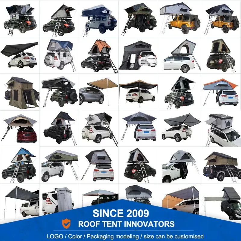 Factory Direct Supply Easy Setup 2 Person Soft Shell Car Roof Top Tent