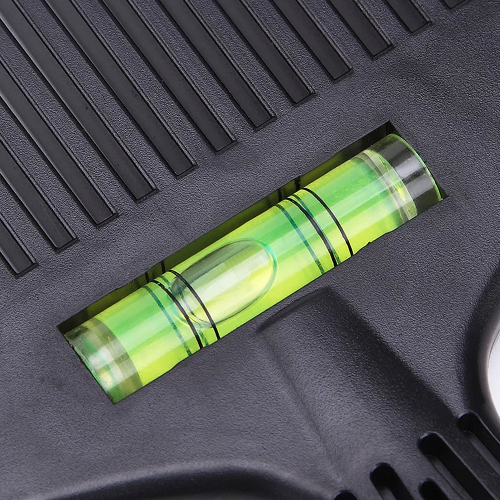 Peine de corte de pelo de dientes anchos y grandes, con nivel de burbuja para cortes de pelo planos, herramienta de estilismo para peluquero, peine de peluquería de plástico, 1 Uds.