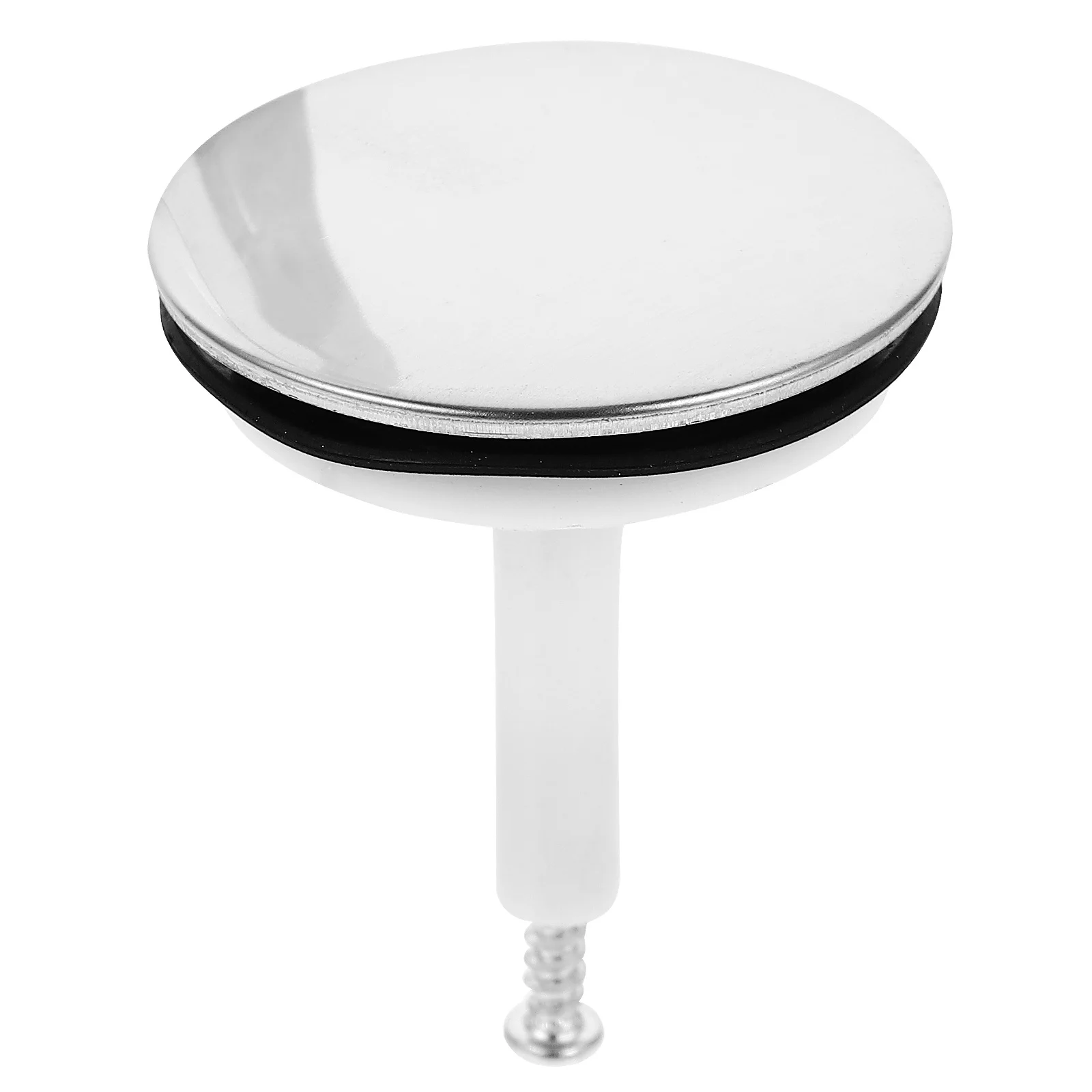 

Tub Stopper Bath Drain Stopper Plastic Rotatable with Silicone Seal Easy Install for Bathtub Sink Smooth Drainage Bathroom