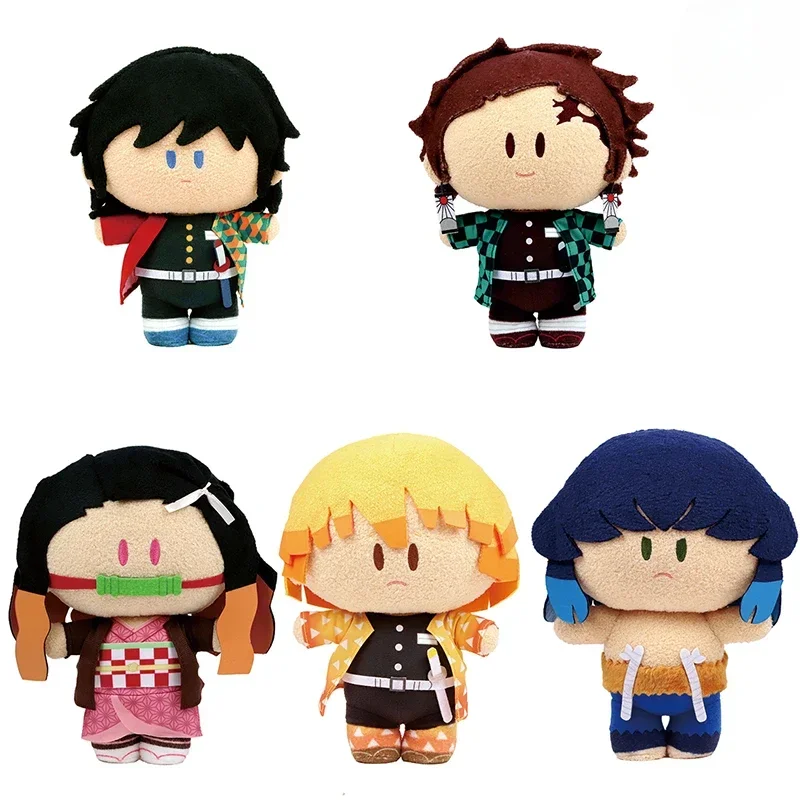 

Anime Demon Slayer Kamado Tanjirou Hashibira Inosuke Agatsuma Zenitsu Nezuko Tomioka Giyuu Cosplay Stuffed Toys Fluffy Dolls