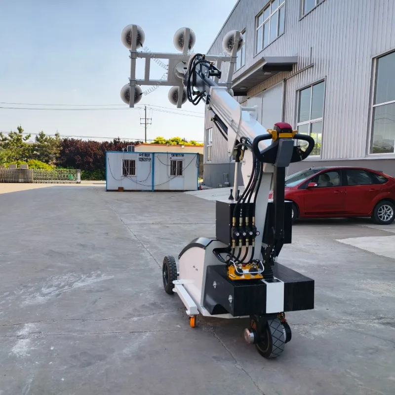 Glass Installation Robot 200kg 400kg 600kg Electric Vacuum Glazing Robot Lifting Machine Remote Control