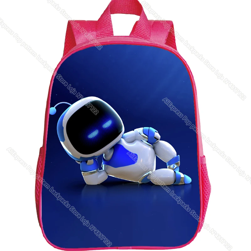 Astro Bot Children School Bags Astronaut Kids Backpack Primary Kindergarten Bag For Toddler Boys Waterproof Book Bag Mochila