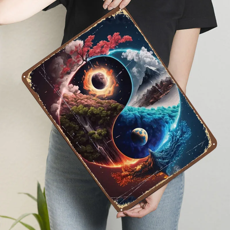 مغامرة لاكي لوك ملصق معدني ريترو تين علامات صور جدار ديكور مخصص خمر علامة معدنية ل جدار الفن الديكور رجل الكهف #3