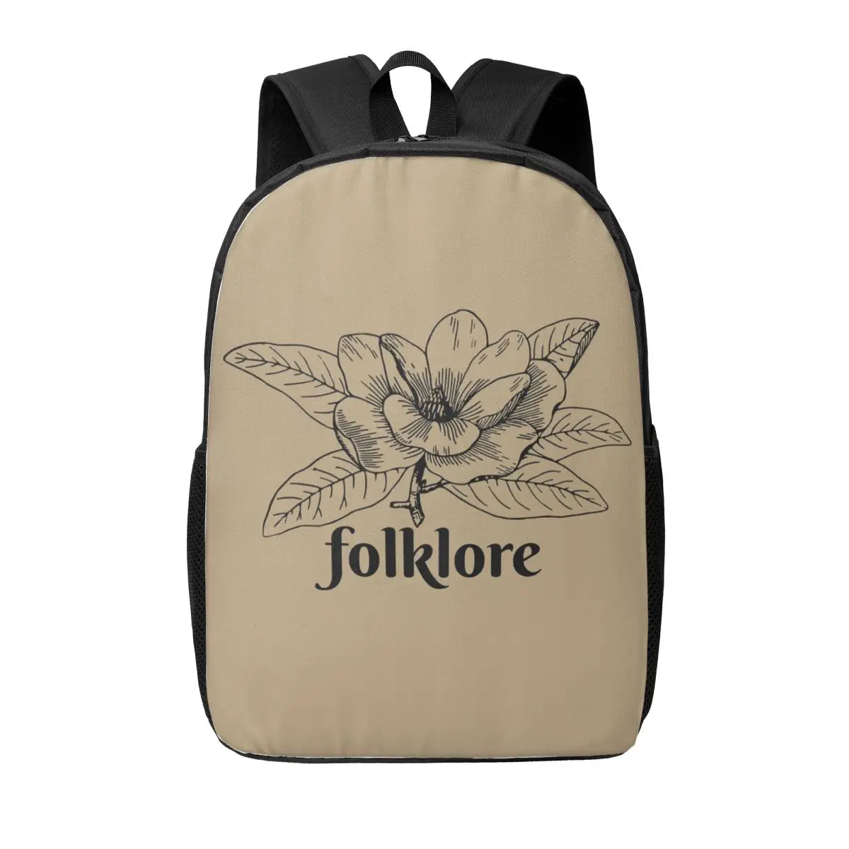 

Folklore Flower Woman Backpacks Boys Girls Bookbag Waterproof Students School Bags Portability Travel Rucksack Shoulder Bag