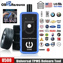 Universal Car TPMS Reset Tool Auto Tire Pressure Monitor Sensor System Relearn Tool U508 for Ford Opel BMW Jeep GMC Chevrolet