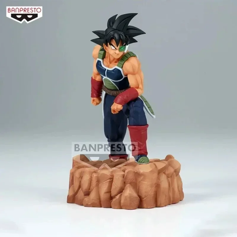 In Stock Bandai BB Original Banpresto Anime Dragon Ball Z Burdock PVC Action Figures Collection Model Toys