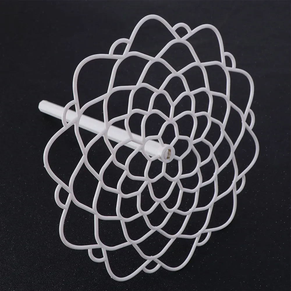 2SET Plastic Spiral Ikebana Stem Holder Convenient Decorative Flower Vase Holder Professional Flower Arrangement