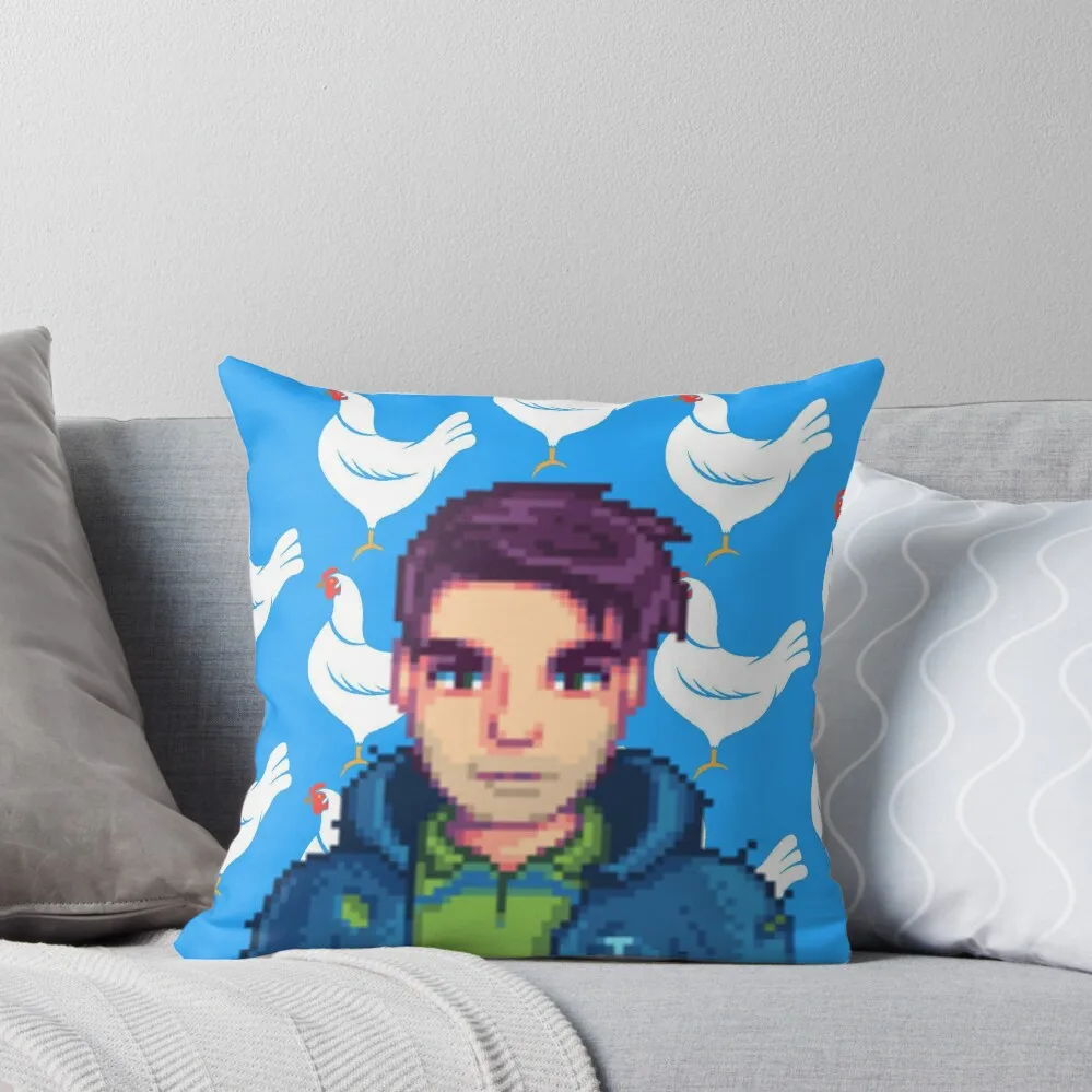 Stardew Valley: Shane Throw Pillow New year luxury decor pillow