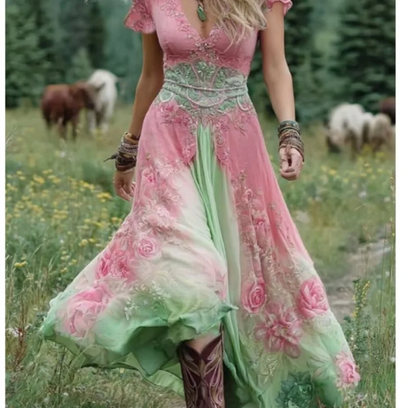 Thumbnail 3 - #23 Discounted Flowing Long Dress Worth Buying