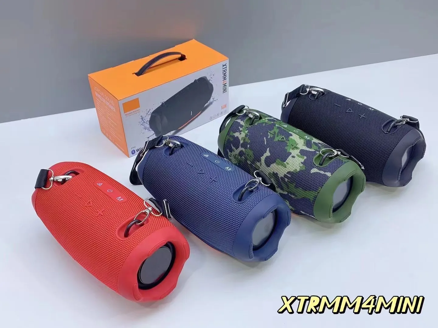 XTRMM4 MINI Wireless BT fabric Speaker Colorful Outdoor Portable Belt Subwoofer Sound System waterproof IPX4 Music Player