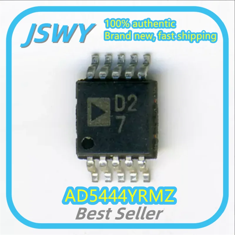 (1/10 pcs) AD5444YRMZ AD5444 Silk Screen D6X MSOP10 Digital-to-Analog Converter Chip Genuine Original Brand Brand New