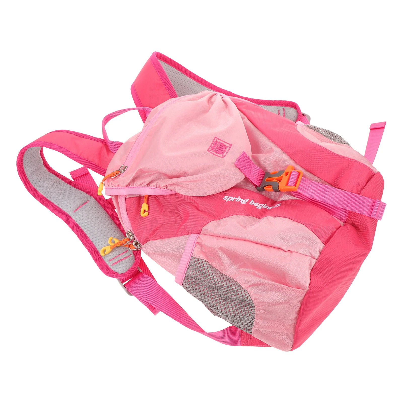 

Outdoor Mountaineering Backpack Large Capacity Bag Multifunction Pink Nylon Travel