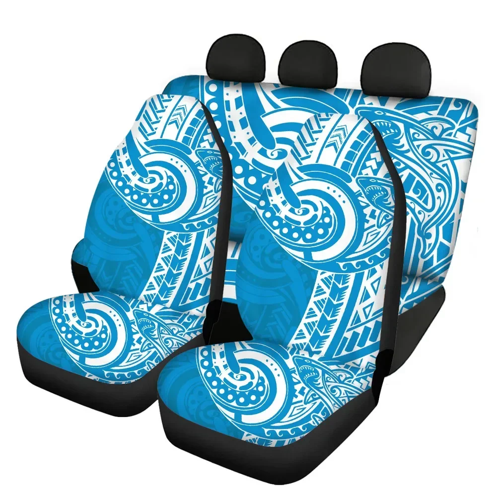 Samoan Polynesian Print Front and Back Auto Seat Cover for Women Men Durable Vehicle Seat Covers Car Seat Cushion