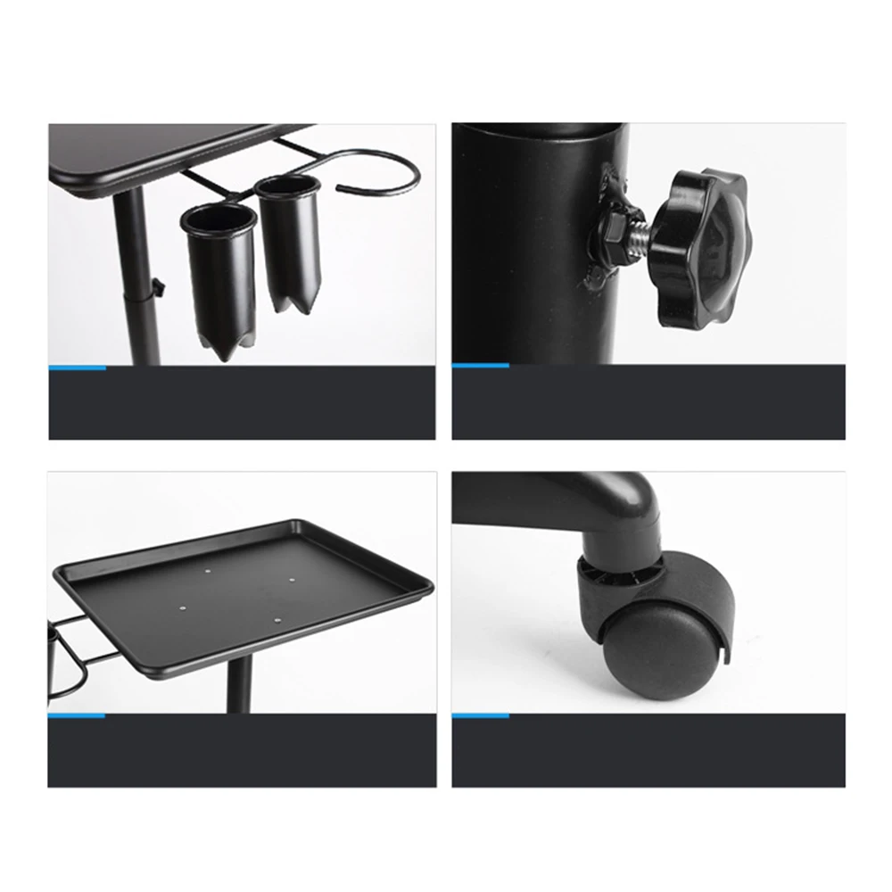 Salon Spa Beauty Tattoo Metall Sier Rolling Service Instrument Tablett