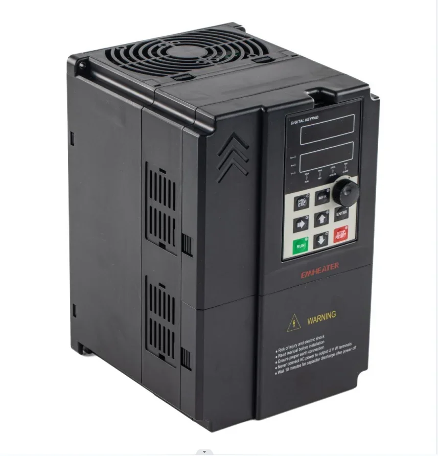 Versatile Use 3 Phase 380V AC 4kW 5.5KW Low Power VFD Inverter Converters Variable Frequency Drive