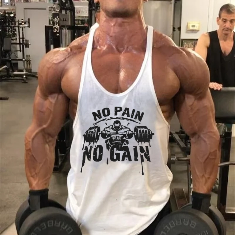 

2025 Новый мужской быстросохнущий жилет-стрингер для спортзала — майка без рукавов для бодибилдинга и фитнеса, тонкий — подходит для демонстрации мышц и тренировок