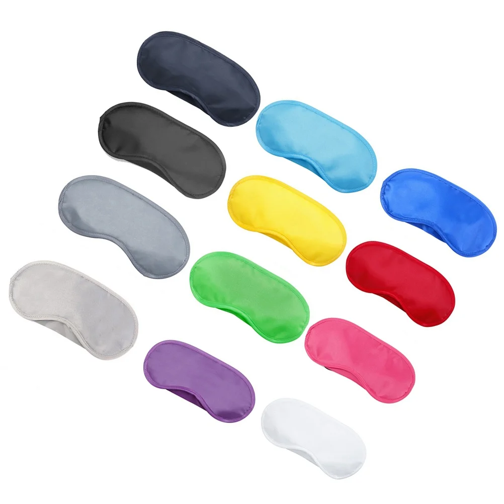 

30pcs Multicolor Eye Mask Cover Lightweight Eyeshade Blindfold Sleep Mask Elastic Straps for Kids Women Men (Mixed Color)