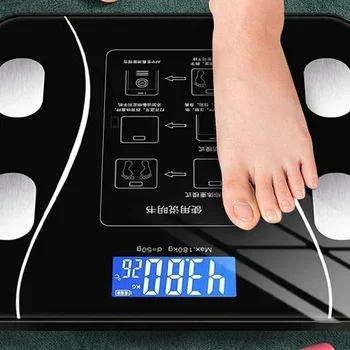 가정용 전자 체중계, 전문 지방 스마트 블루투스 측정, 신장 다기능 인간 저울, 홈