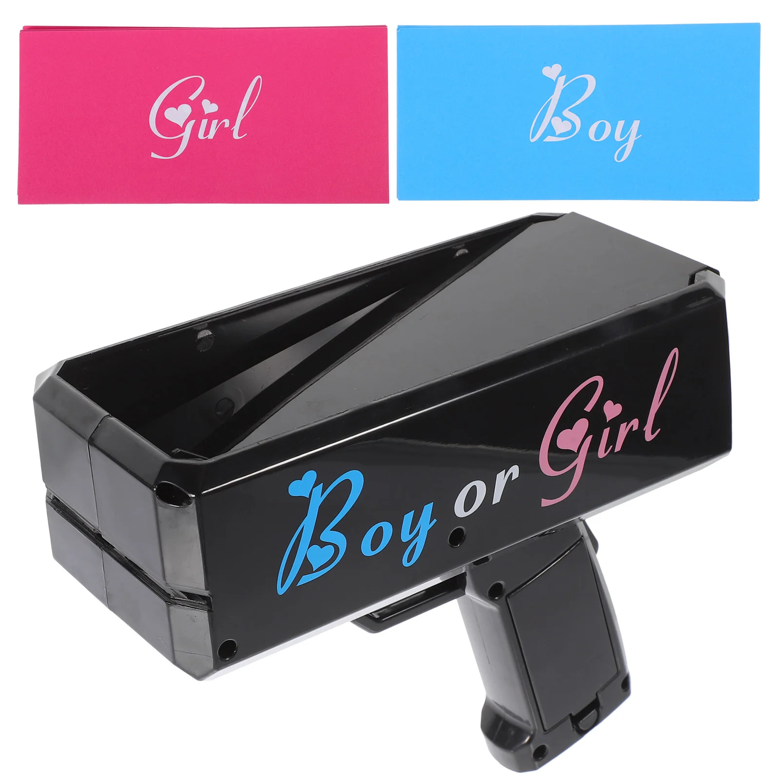 

Girl Toy Money Spray Gender Reveal Party Supply Paper Sprayer Funny For Black Baby