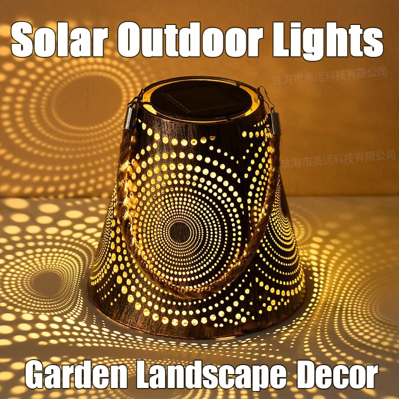 

Уличные лампы на солнечной энергии, железная искусство, искусство, освещение для газона, двора, сада, ландшафта, атмосфера, украшение для балкона, портативные Проекционные Лампы
