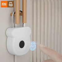 Xiaomi Youpin Keyless USB Charging Fingerprint Lock Smart Padlock Door Lock 0.2sec Unlock Portable Anti-theft Padlock 2025 NEW