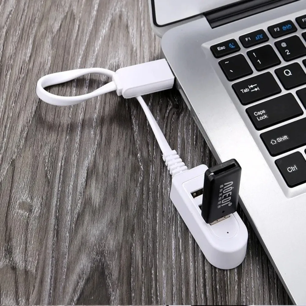 

Портативный многофункциональный USB-хаб с поддержкой USB 2.0, 30/120 см, USB-разветвитель 3 в 1, USB-хаб с несколькими портами